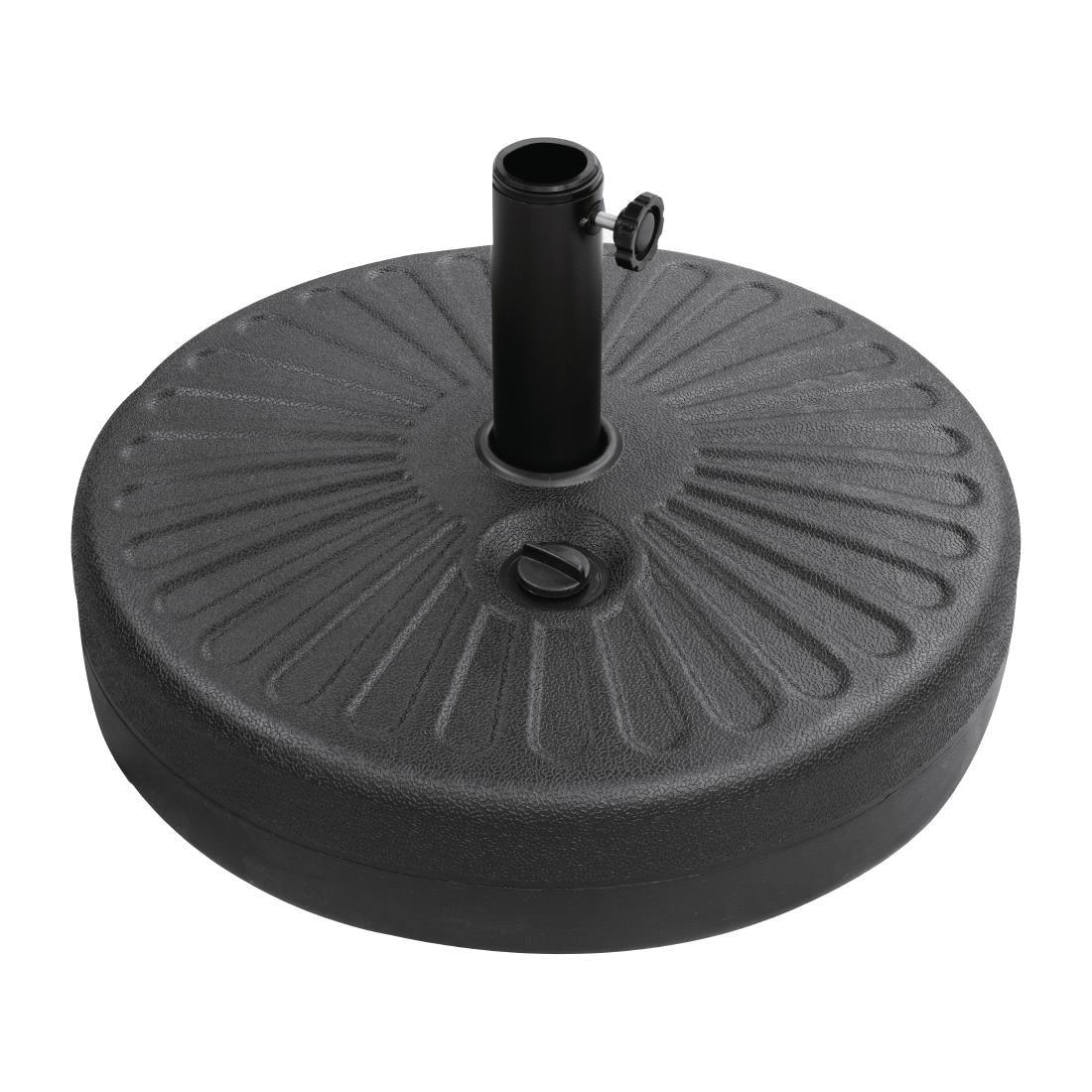 FS231 Bolero Parasol Base Black - 20Ltr - JD Catering Equipment Solutions Ltd