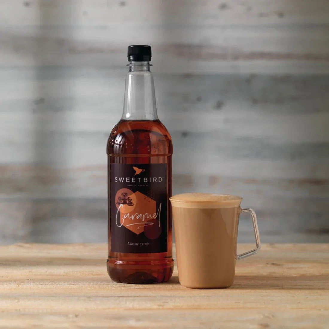 FS240 Sweetbird Caramel Syrup 1 Ltr - JD Catering Equipment Solutions Ltd