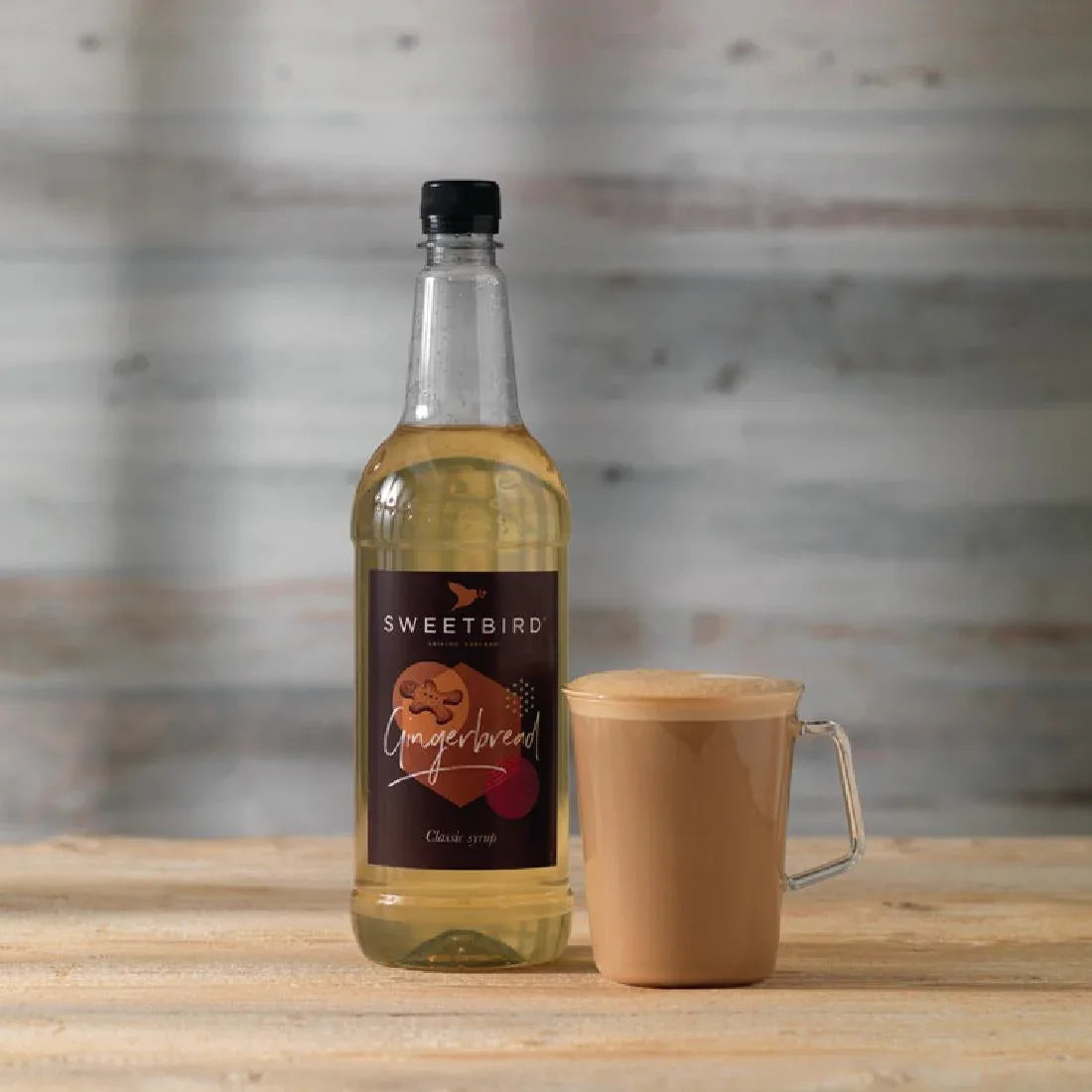 FS244 Sweetbird Gingerbread Syrup 1 Ltr - JD Catering Equipment Solutions Ltd