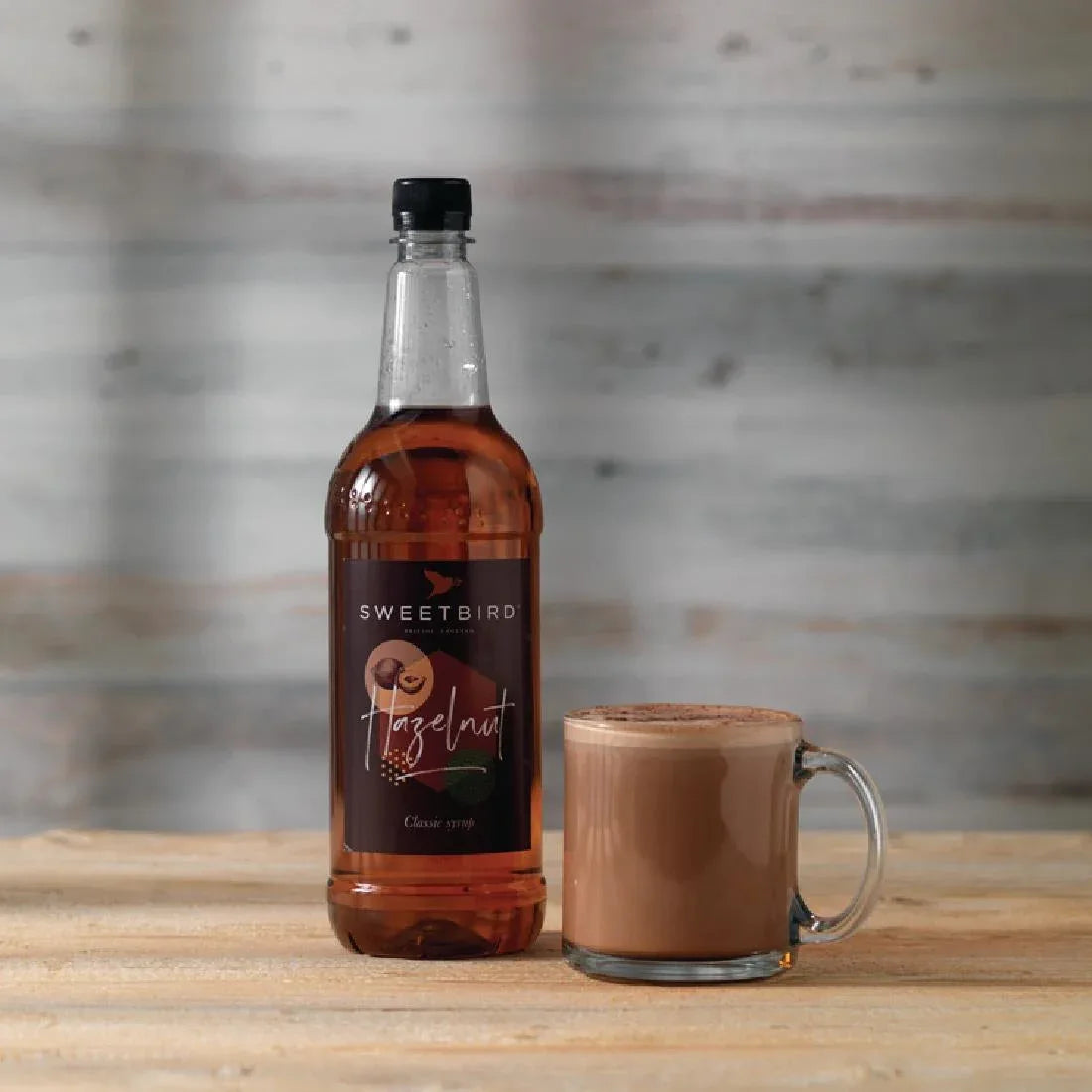 FS245 Sweetbird Hazelnut Syrup 1 Ltr - JD Catering Equipment Solutions Ltd