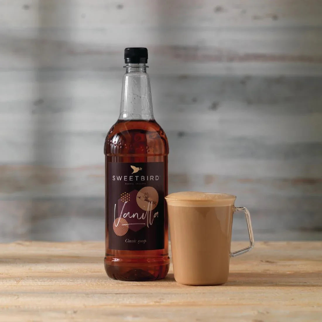 FS246 Sweetbird Vanilla Syrup 1 Ltr - JD Catering Equipment Solutions Ltd