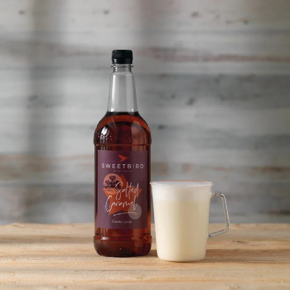 FS247 Sweetbird Salted Caramel Syrup 1 Ltr - JD Catering Equipment Solutions Ltd