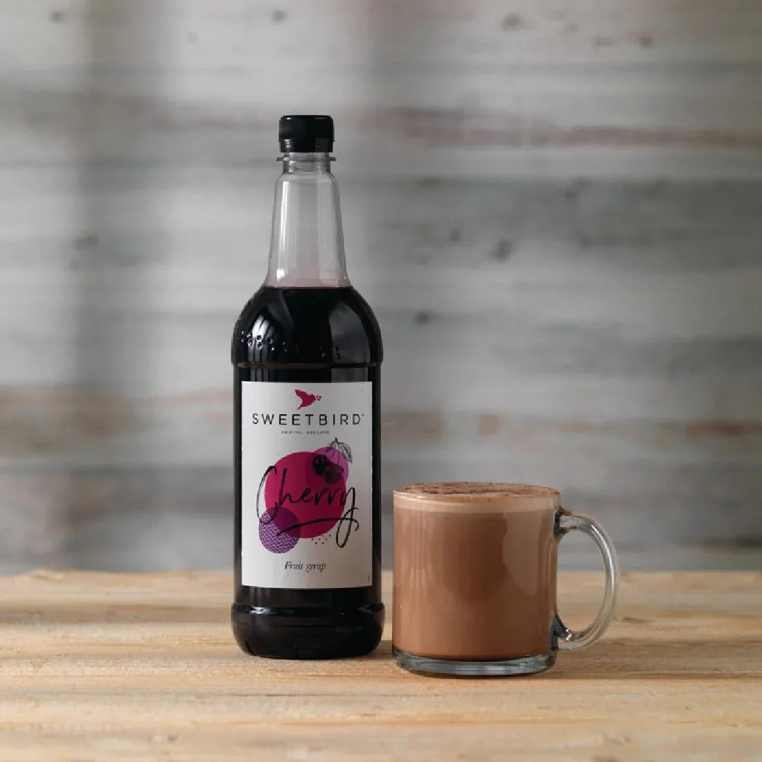 FS249 Sweetbird Cherry Syrup 1 Ltr - JD Catering Equipment Solutions Ltd