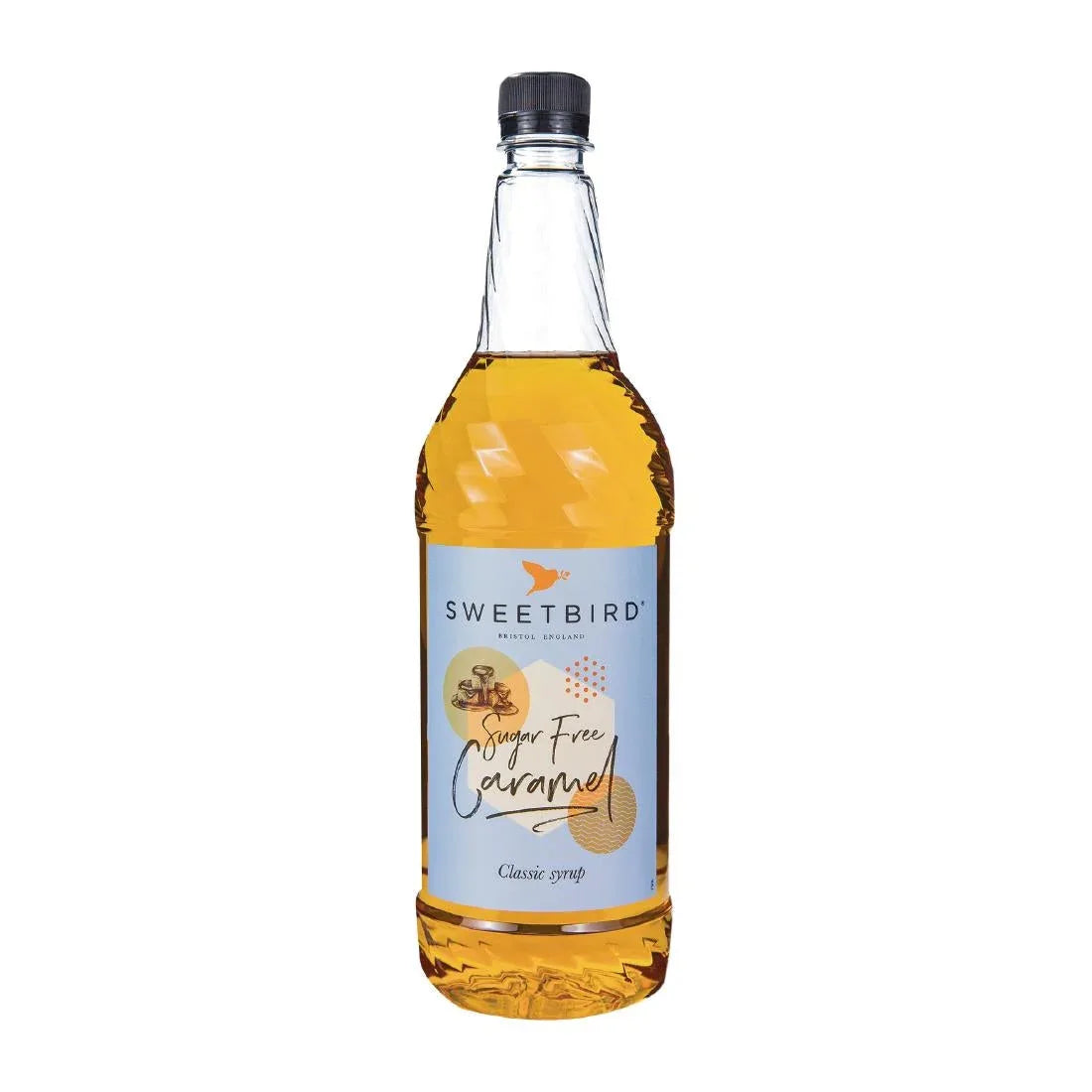 FS251 Sweetbird Sugar-free Caramel Syrup 1 Ltr - JD Catering Equipment Solutions Ltd