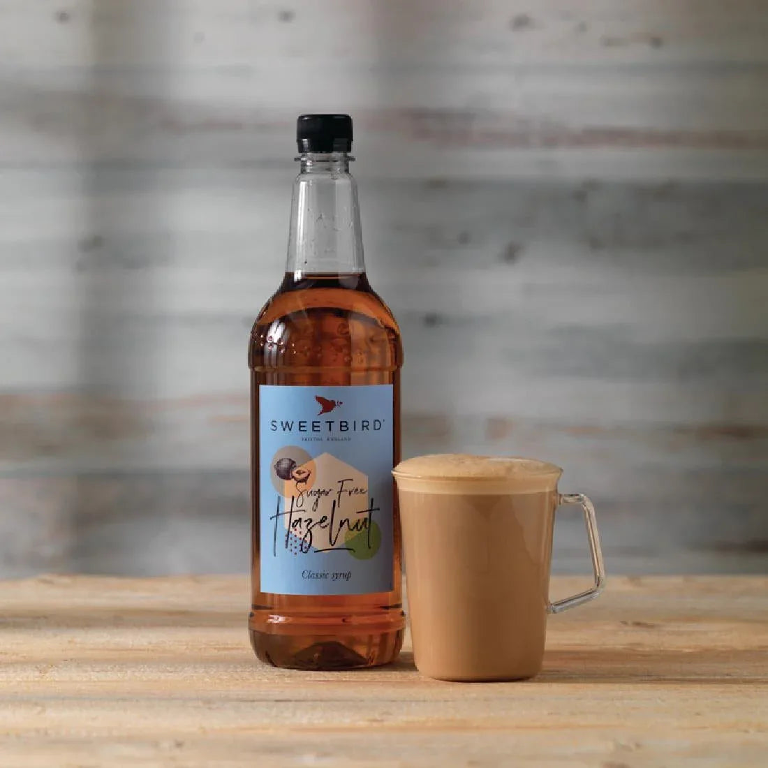 FS252 Sweetbird Sugar-free Hazelnut Syrup 1 Ltr - JD Catering Equipment Solutions Ltd