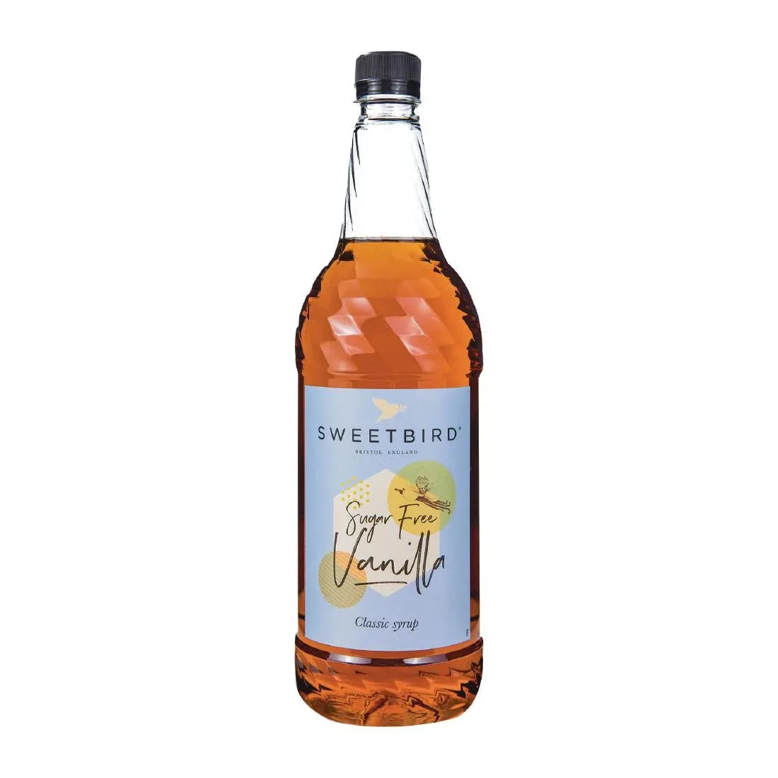 FS253 Sweetbird Sugar-free Vanilla Syrup 1 Ltr - JD Catering Equipment Solutions Ltd