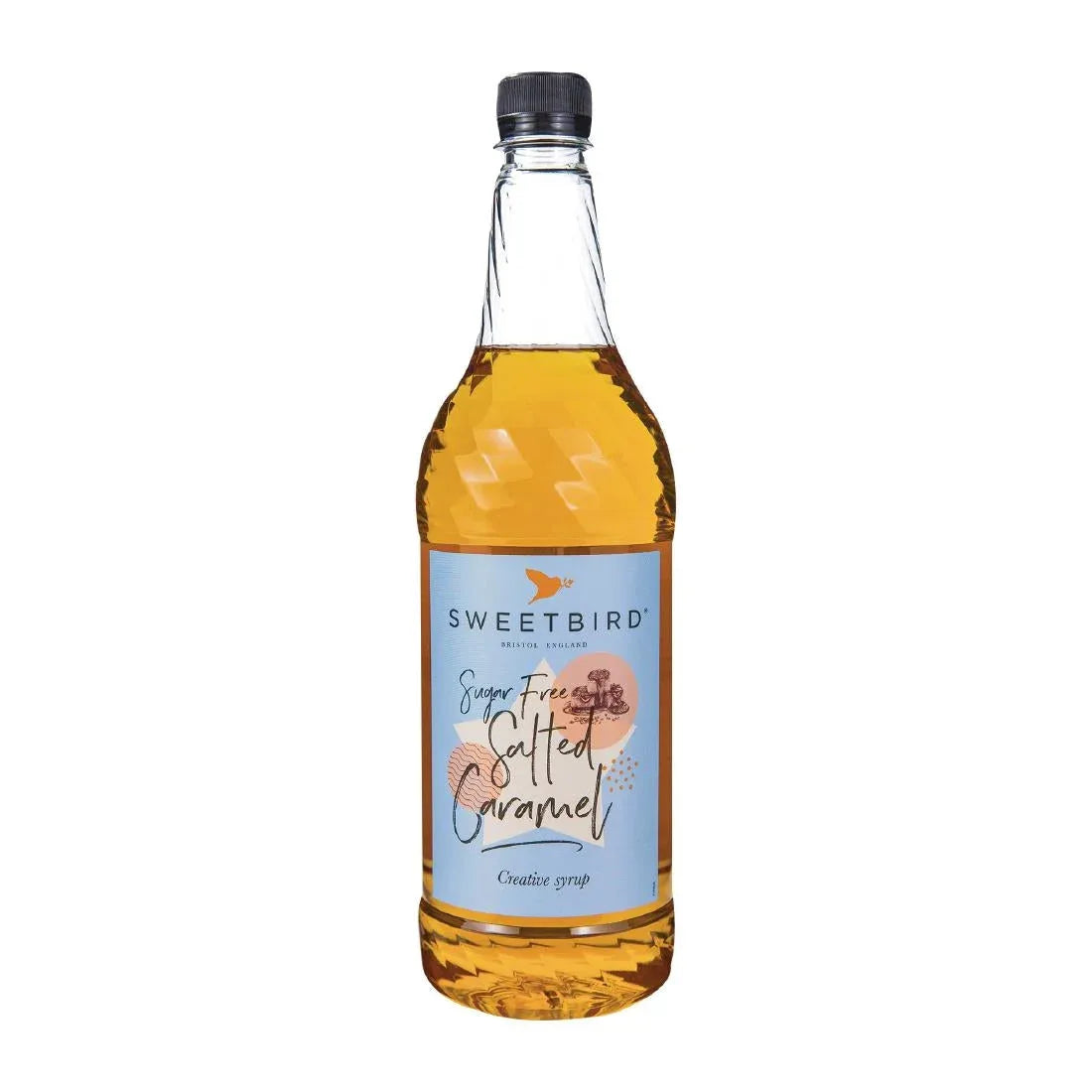 FS254 Sweetbird Sugar-free Salted Caramel Syrup 1 Ltr - JD Catering Equipment Solutions Ltd