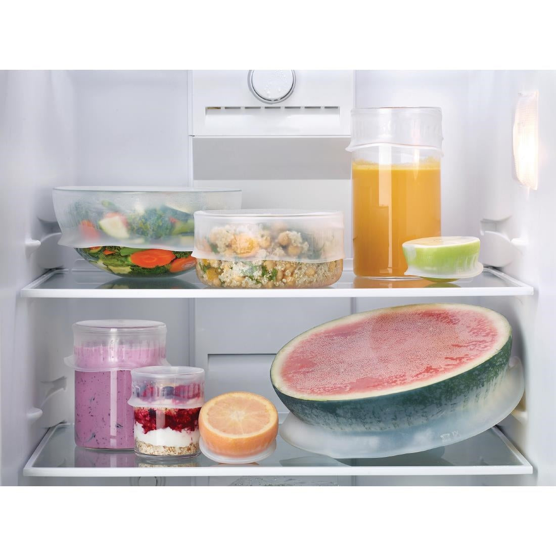 FS291 Lekue Reusable Flexible Lid Set of 2 85mm JD Catering Equipment Solutions Ltd