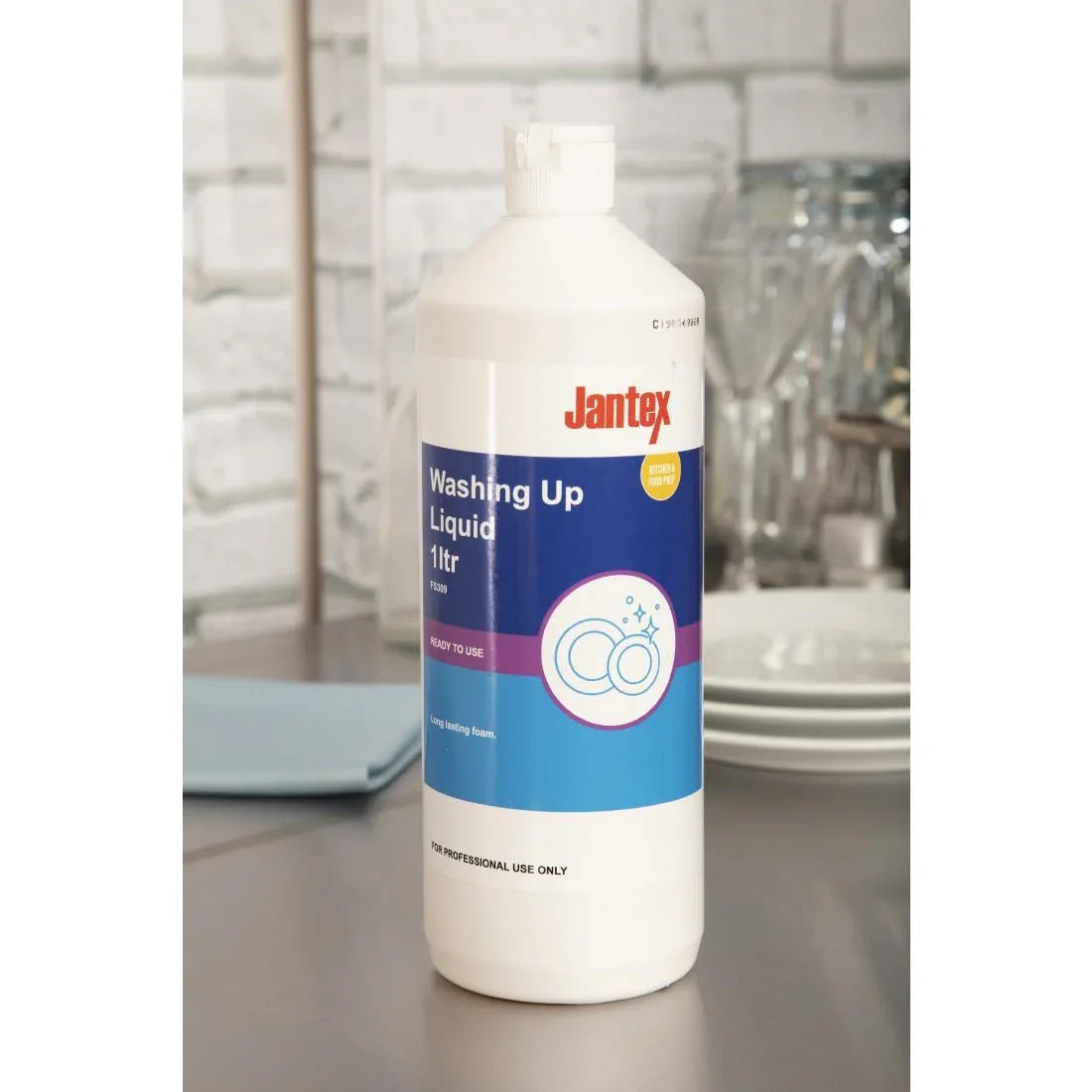 FS309 Jantex Citrus Washing Up Liquid Ready To Use 1Ltr - JD Catering Equipment Solutions Ltd