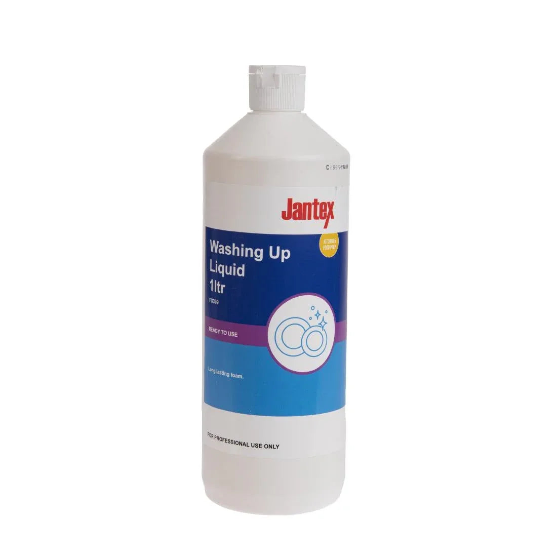 FS309 Jantex Citrus Washing Up Liquid Ready To Use 1Ltr - JD Catering Equipment Solutions Ltd