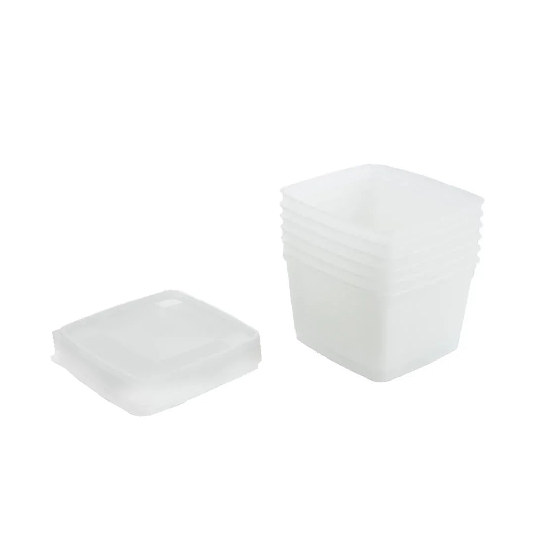 FS341 Matfer Bourgeat Soft Modulus Flexible Food Storage Container Box 1.5 Ltr (Pack of 6) - JD Catering Equipment Solutions Ltd