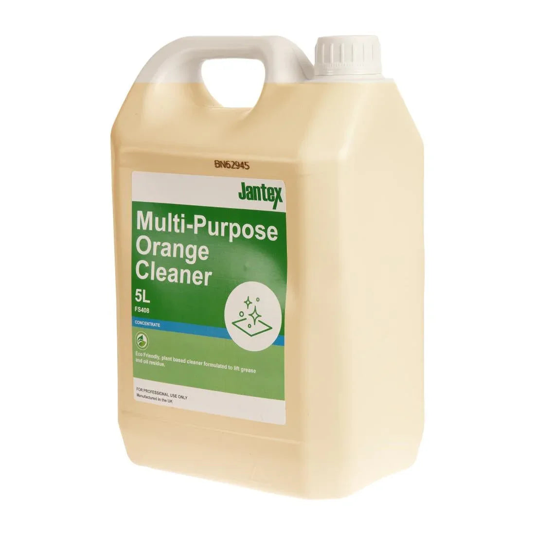 FS408 Jantex Green Orange Multipurpose Cleaner Concentrate 5Ltr - JD Catering Equipment Solutions Ltd