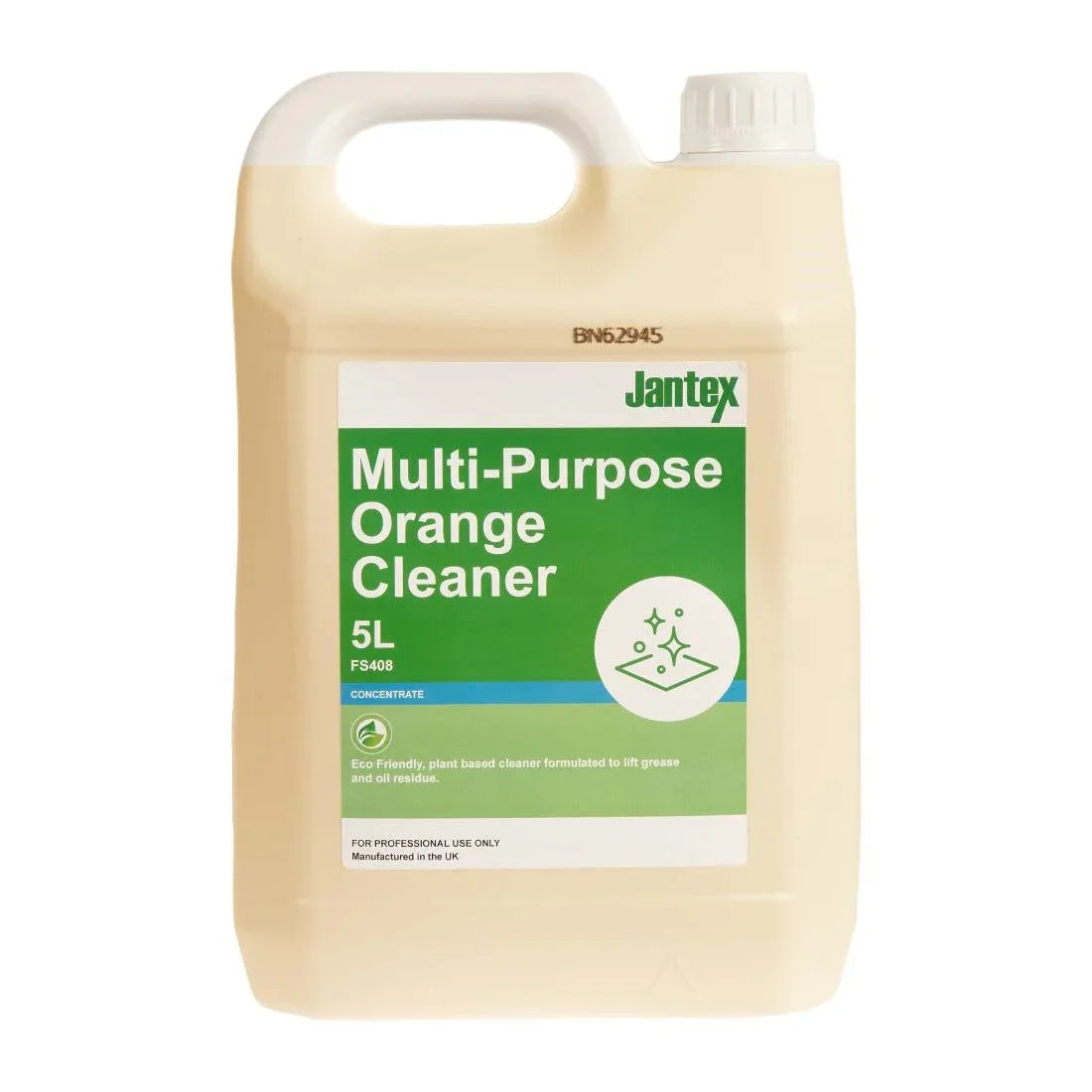FS408 Jantex Green Orange Multipurpose Cleaner Concentrate 5Ltr - JD Catering Equipment Solutions Ltd