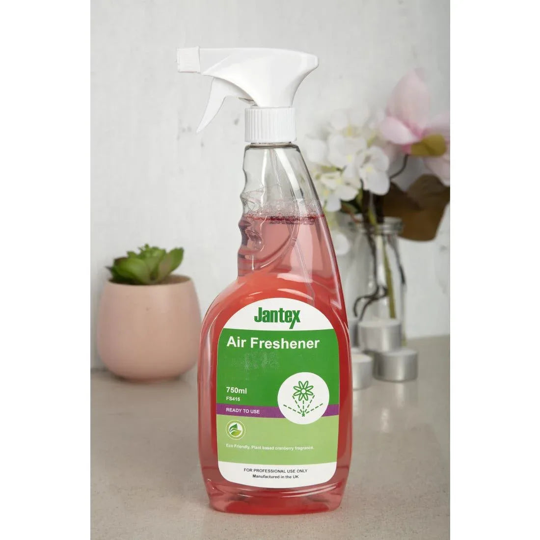 FS415 Jantex Green Air Freshener Cranberry Ready To Use 750ml - JD Catering Equipment Solutions Ltd