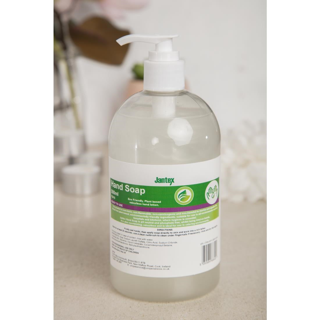 FS418 Jantex Green Hand Soap Lotion Ready To Use 500ml JD Catering Equipment Solutions Ltd