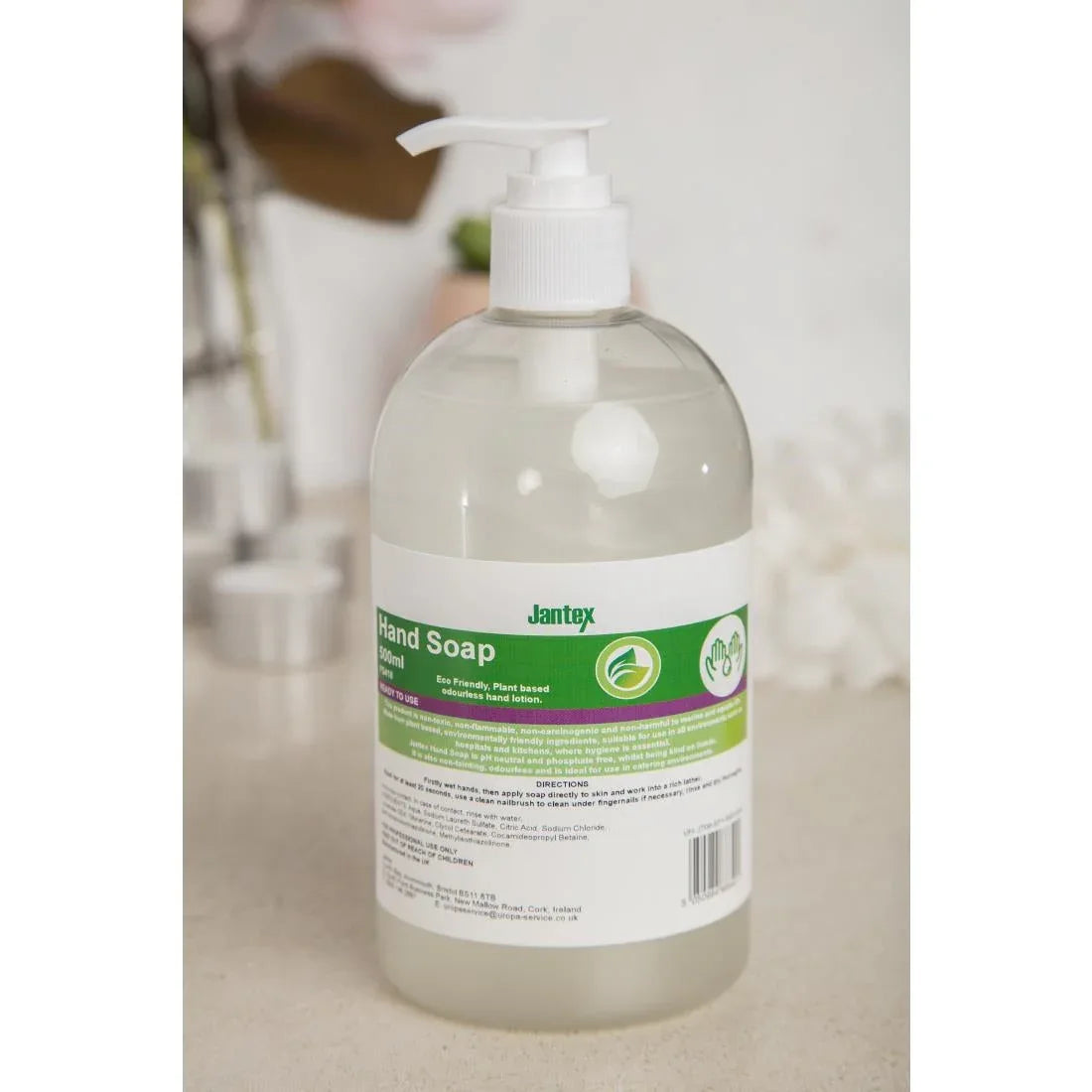 FS418 Jantex Green Hand Soap Lotion Ready To Use 500ml - JD Catering Equipment Solutions Ltd