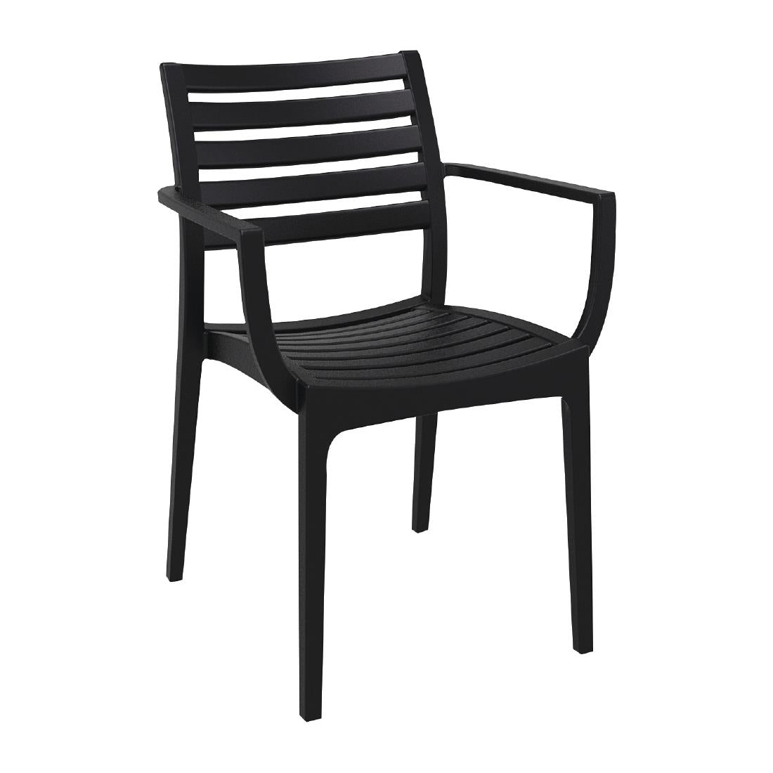 FS445 Artemis Arm Chair Black (Pack of 2) JD Catering Equipment Solutions Ltd