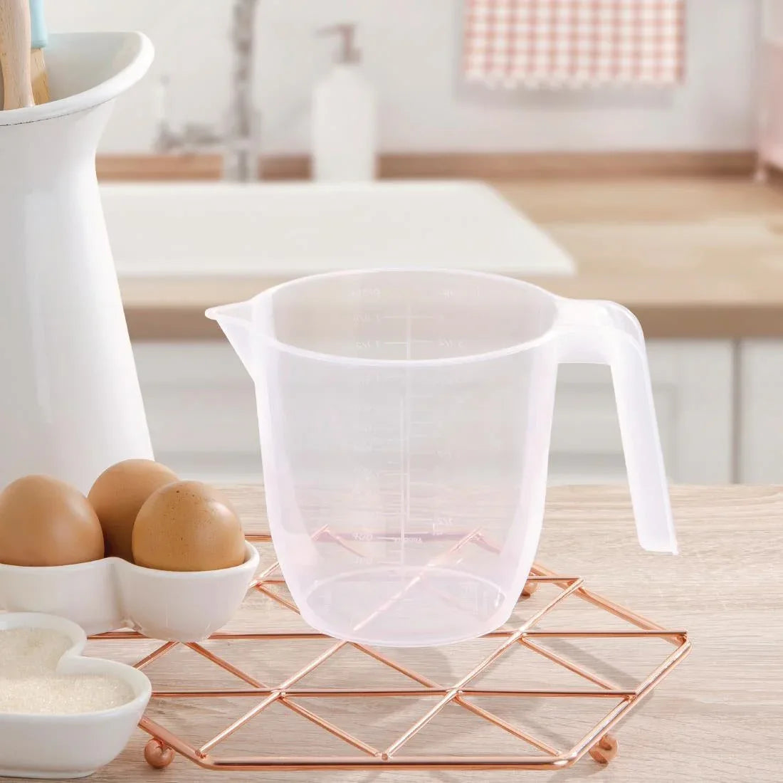FS451 Wham Cuisine Polypropylene Measuring Jug 1ltr - JD Catering Equipment Solutions Ltd