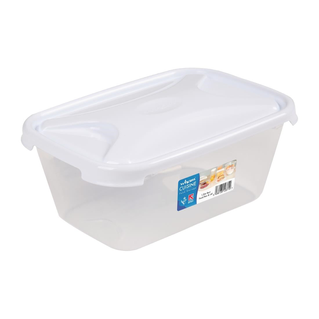 FS452 Wham Cuisine Polypropylene Food Storage Lunch Box Container 1.2ltr JD Catering Equipment Solutions Ltd