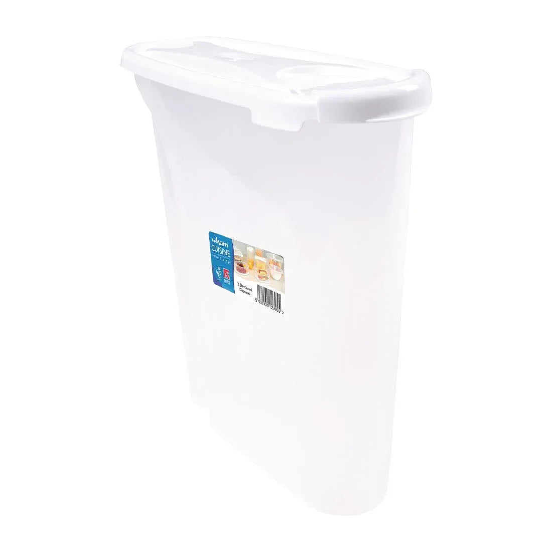 FS455 Wham Cuisine Polypropylene Cereal Dispenser Container 2.5ltr - JD Catering Equipment Solutions Ltd