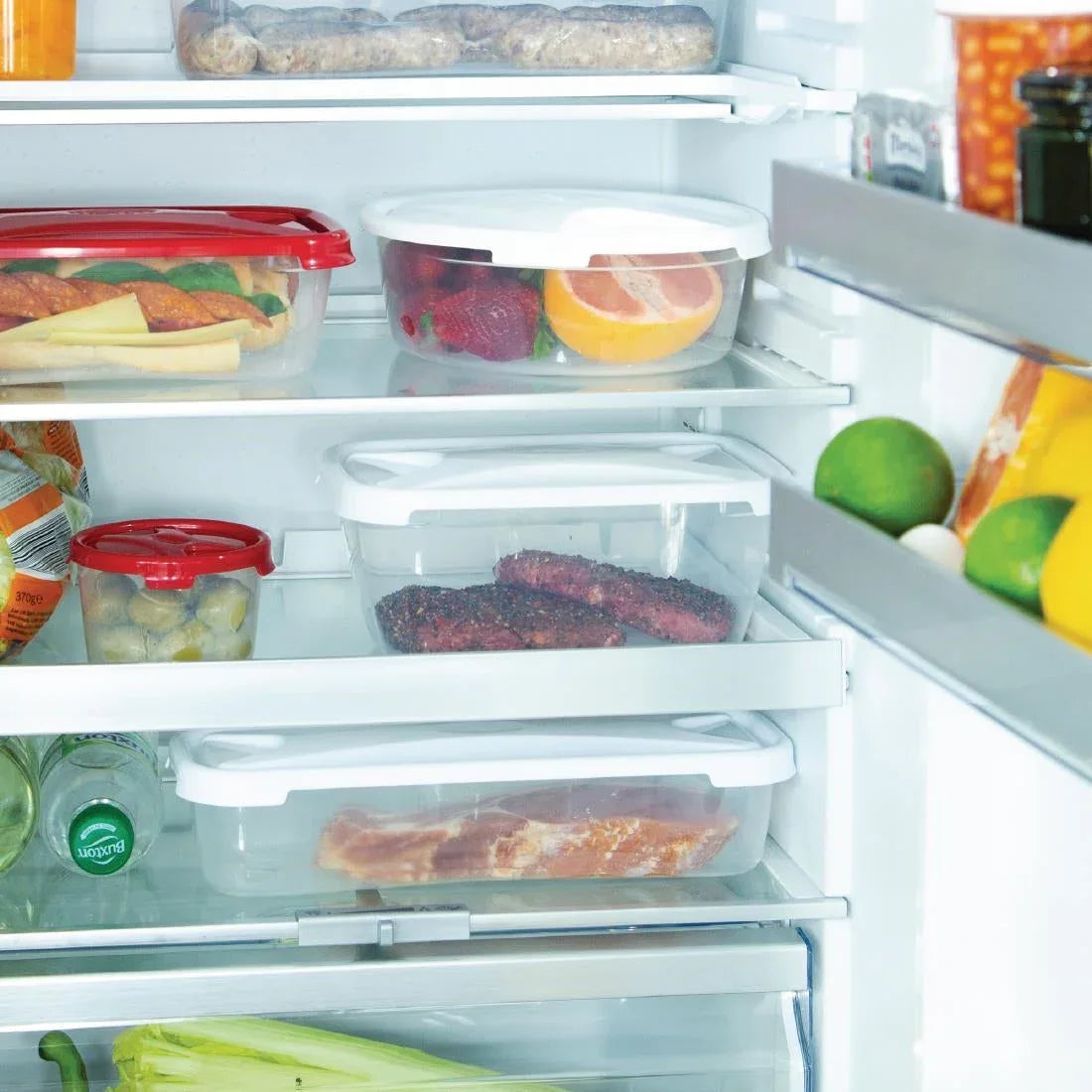 FS457 Wham Cuisine Polypropylene Square Food Storage Box Container 10ltr - JD Catering Equipment Solutions Ltd