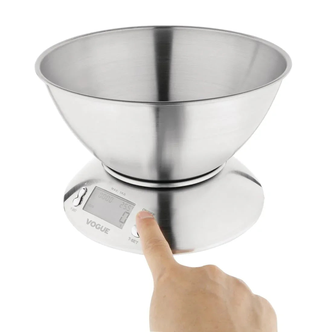 FS487 Vogue Bowl Digital Scale 5kg - JD Catering Equipment Solutions Ltd