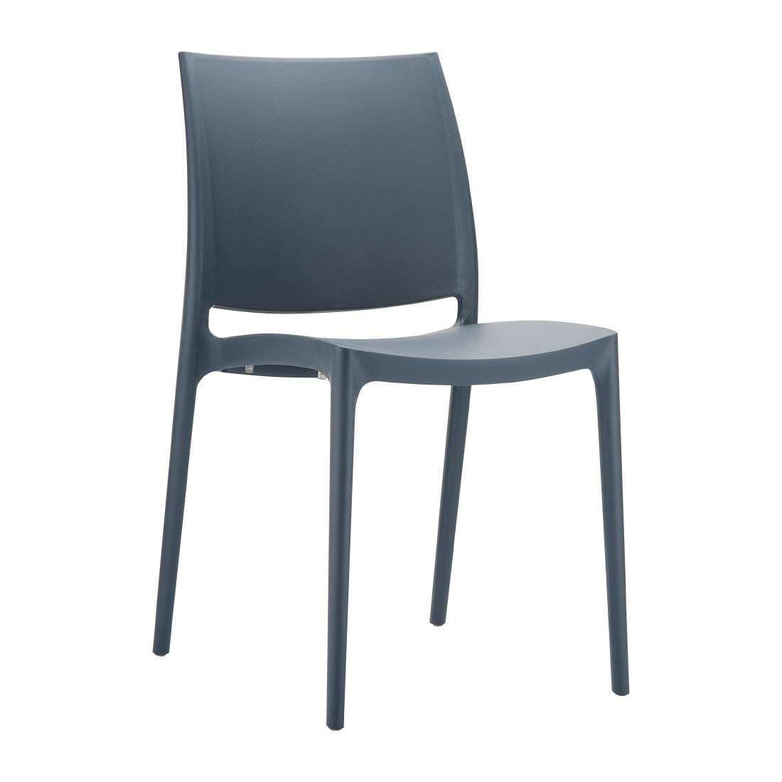 FS555 Maya Side Chair Dark Grey JD Catering Equipment Solutions Ltd