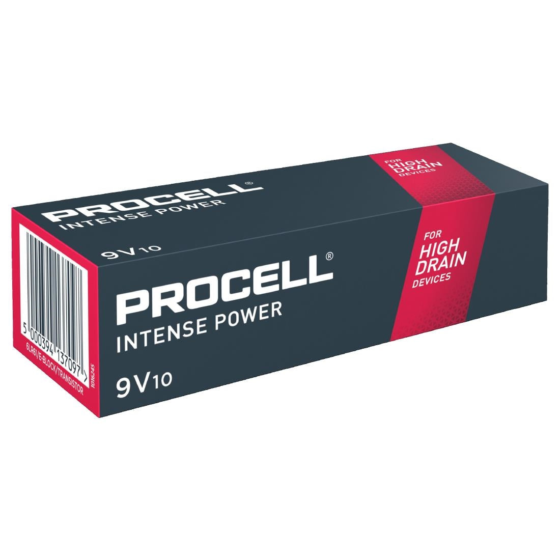 FS725 Duracell Procell Intense 9V Battery (Pack of 10) JD Catering Equipment Solutions Ltd
