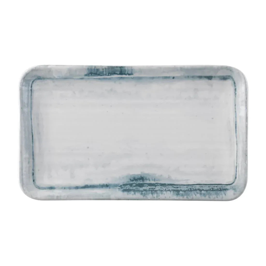 FS762 Dudson Makers Finca Limestone Organic Rect Plate 269x160mm (Pack of 12) - JD Catering Equipment Solutions Ltd