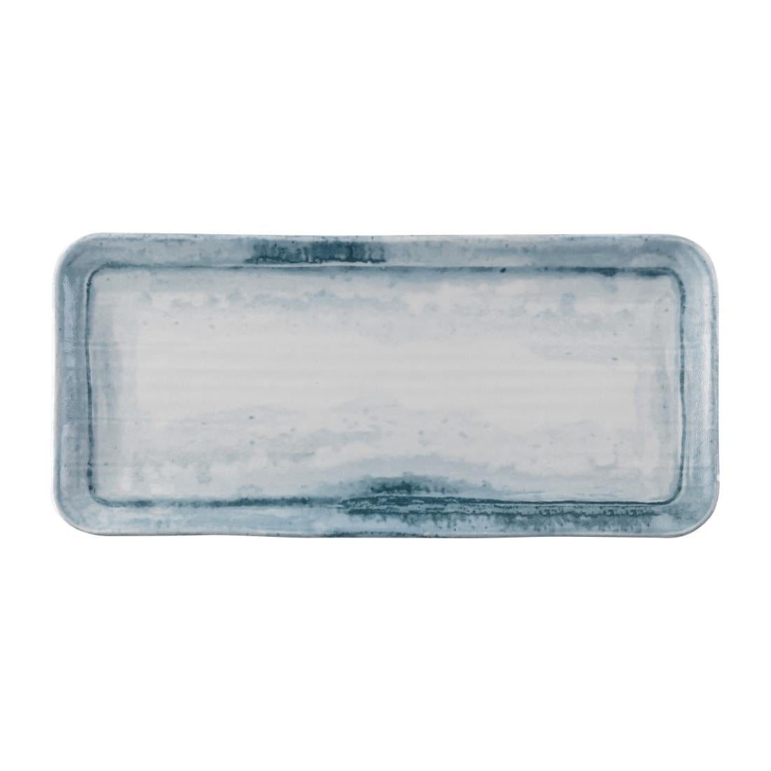 FS763 Dudson Makers Finca Limestone Organic Coupe Rect Plat 338x155mm (Pack of 6) JD Catering Equipment Solutions Ltd