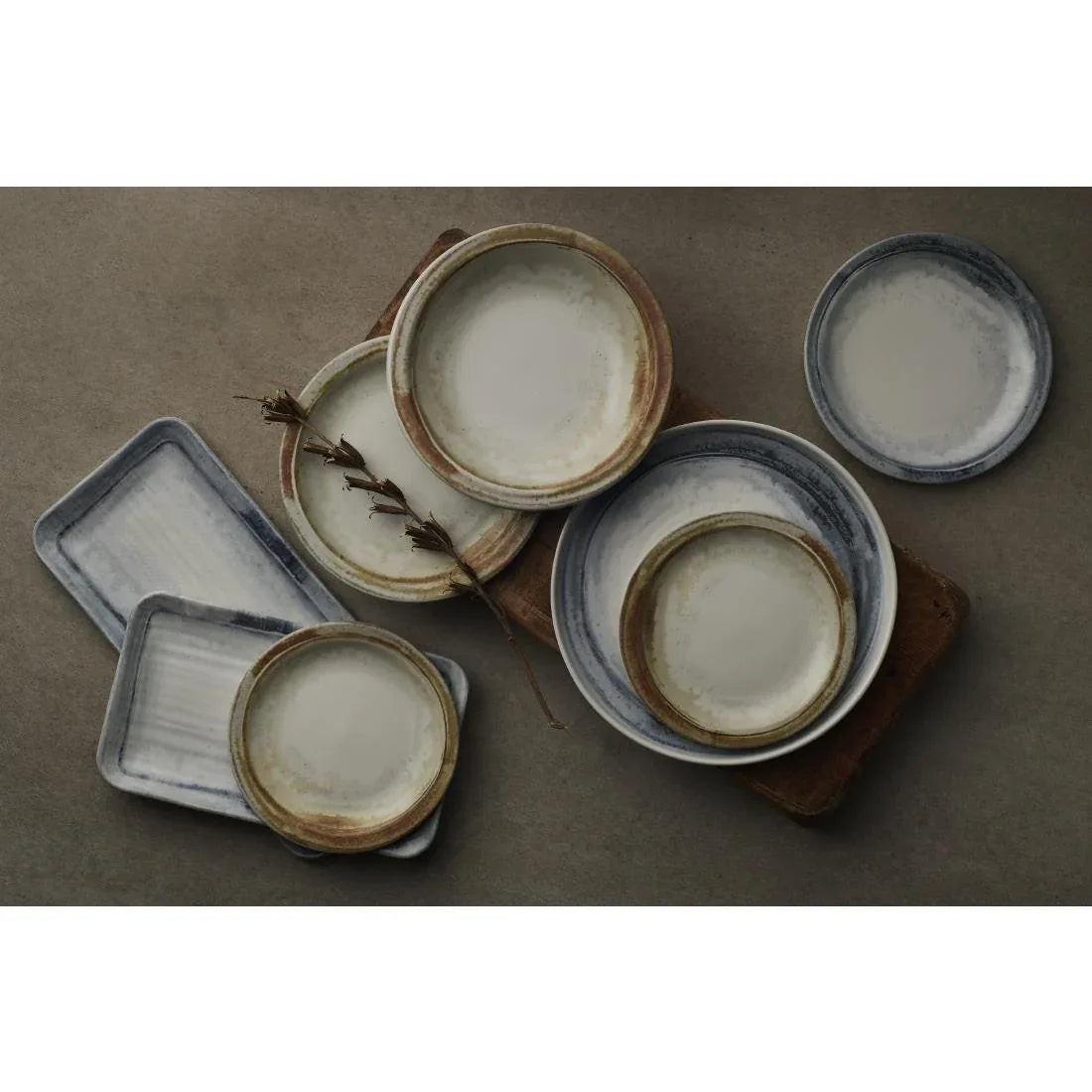 FS768 Dudson Makers Finca Limestone Nova Plate 179mm (Pack of 12) - JD Catering Equipment Solutions Ltd