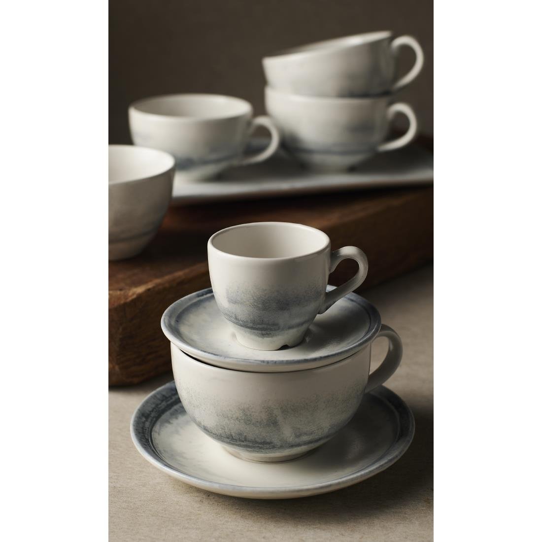 FS774 Dudson Makers Finca Limestone Espresso Cup 99ml (Pack of 12) JD Catering Equipment Solutions Ltd