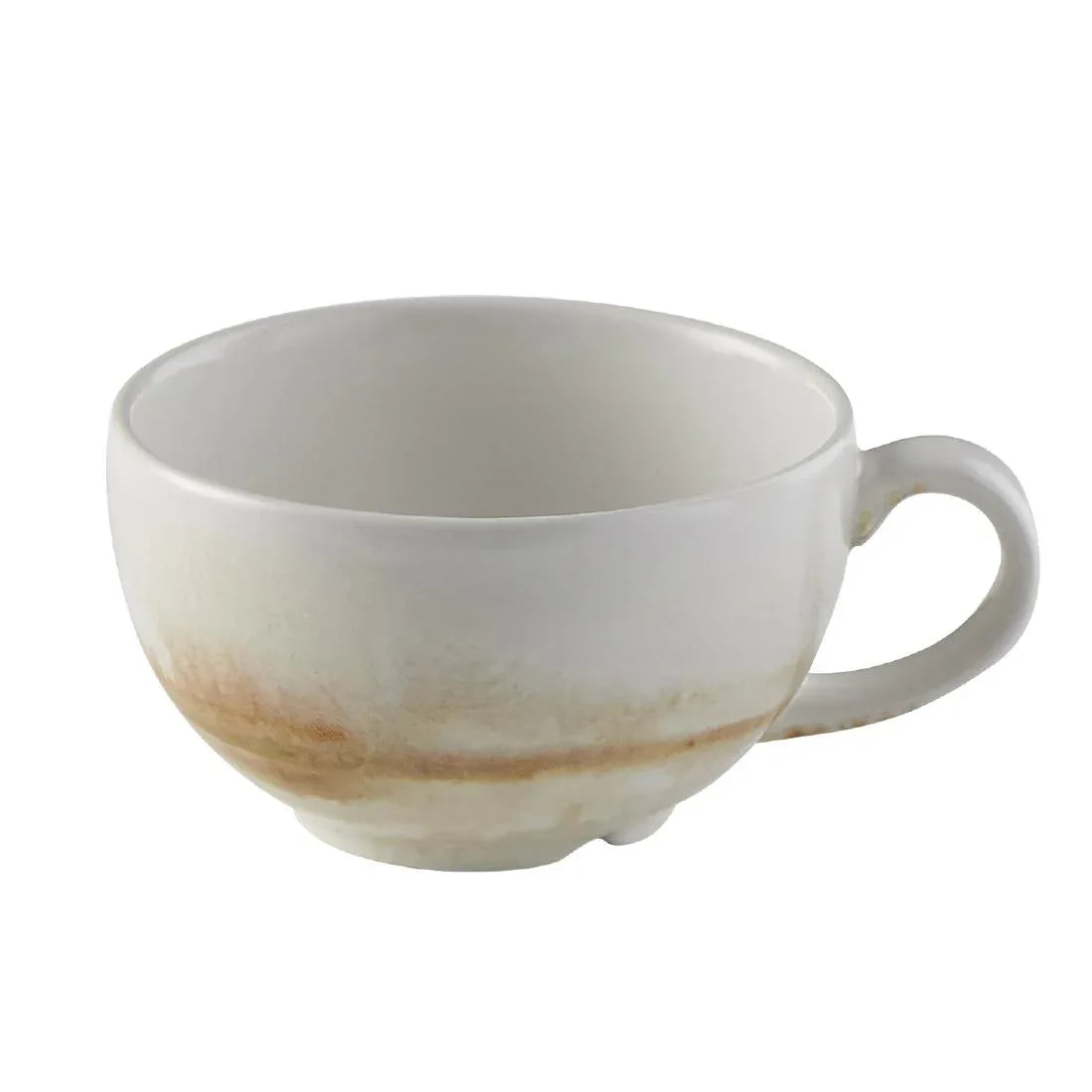 FS784 Dudson Makers Finca Sandstone Cappuccino Cup 227ml (Pack of 12) - JD Catering Equipment Solutions Ltd