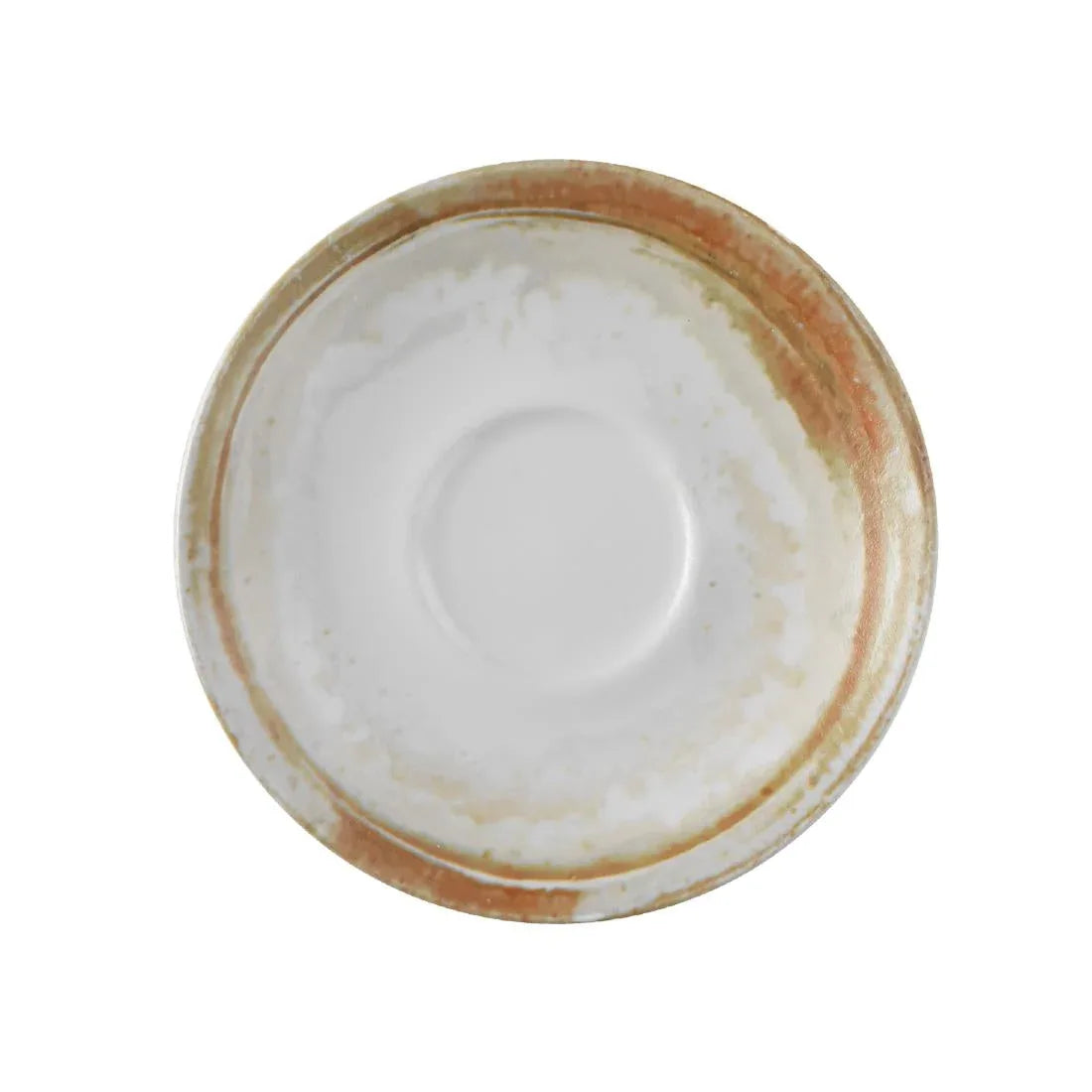 FS785 Dudson Makers Finca Sandstone Cappuccino Saucer 159mm (Pack of 12) - JD Catering Equipment Solutions Ltd