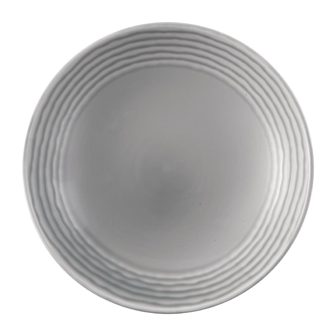 FS797 Dudson Harvest Norse Deep Coupe Plate Grey 254mm (Pack of 12) JD Catering Equipment Solutions Ltd