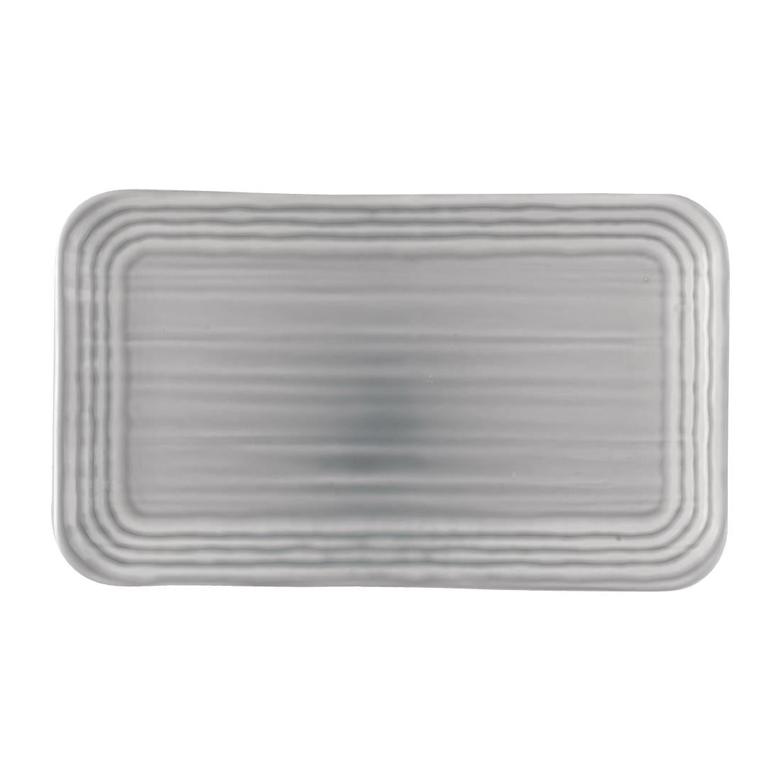 FS798 Dudson Harvest Norse Organic Rect Plate Grey 269mmx160mm (Pack of 12) JD Catering Equipment Solutions Ltd
