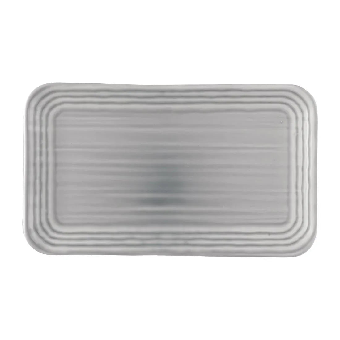 FS798 Dudson Harvest Norse Organic Rect Plate Grey 269mmx160mm (Pack of 12) - JD Catering Equipment Solutions Ltd