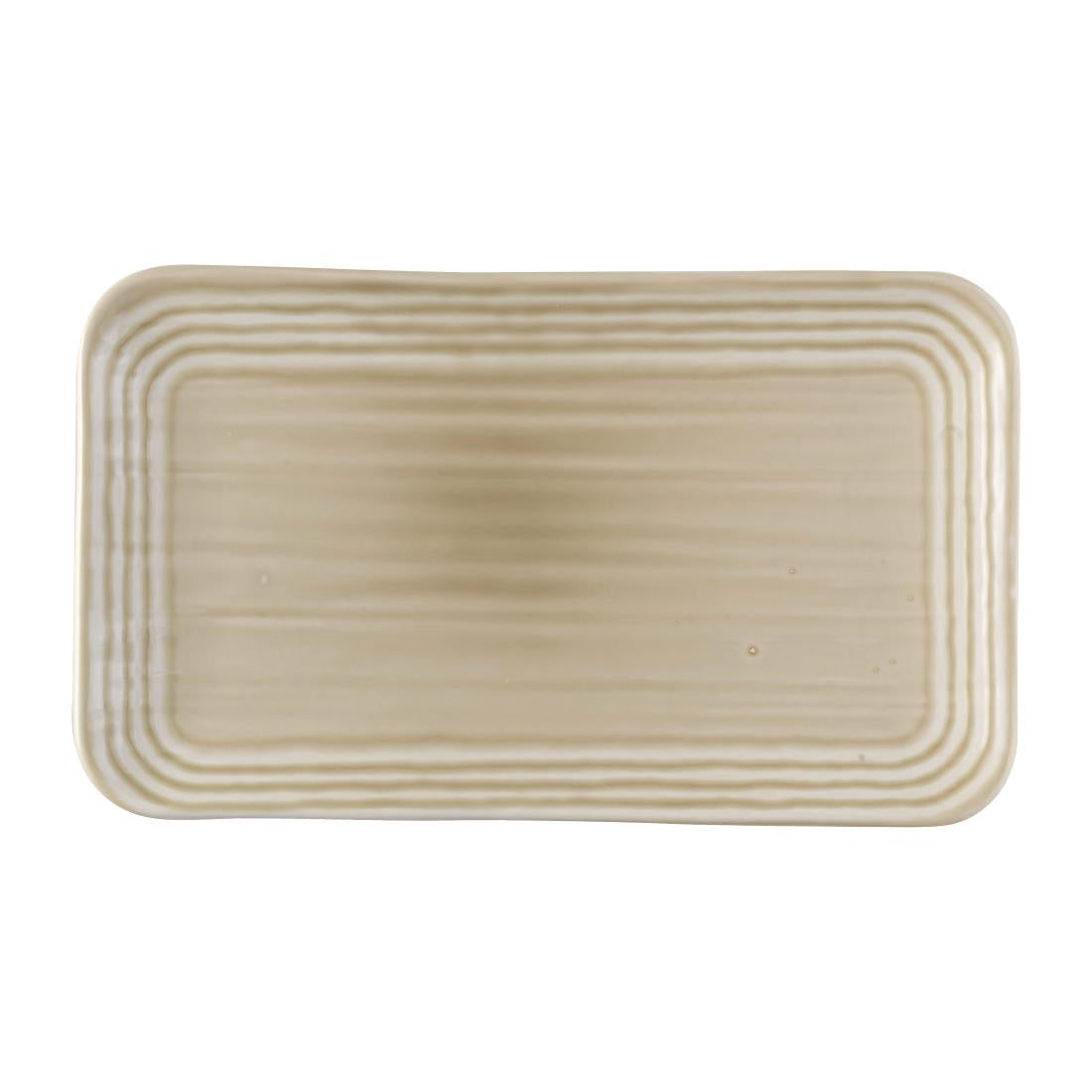 FS810 Dudson Harvest Norse Linen Organic Rect Plate 269x160mm (Pack of 12) JD Catering Equipment Solutions Ltd
