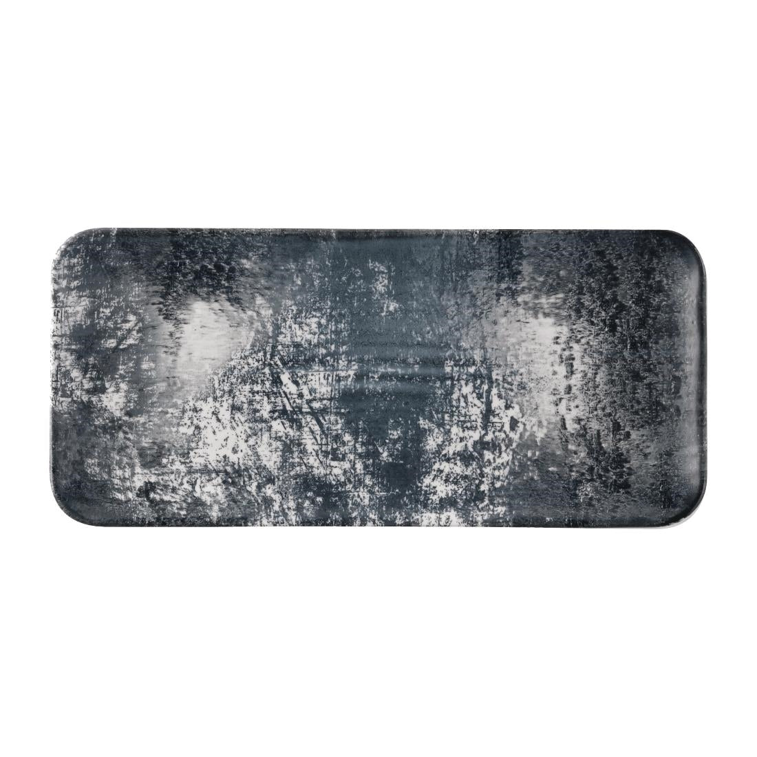 FS823 Dudson Makers Urban Organic Coupe Rect Platter Black 338x155mm (Pack of 6) JD Catering Equipment Solutions Ltd