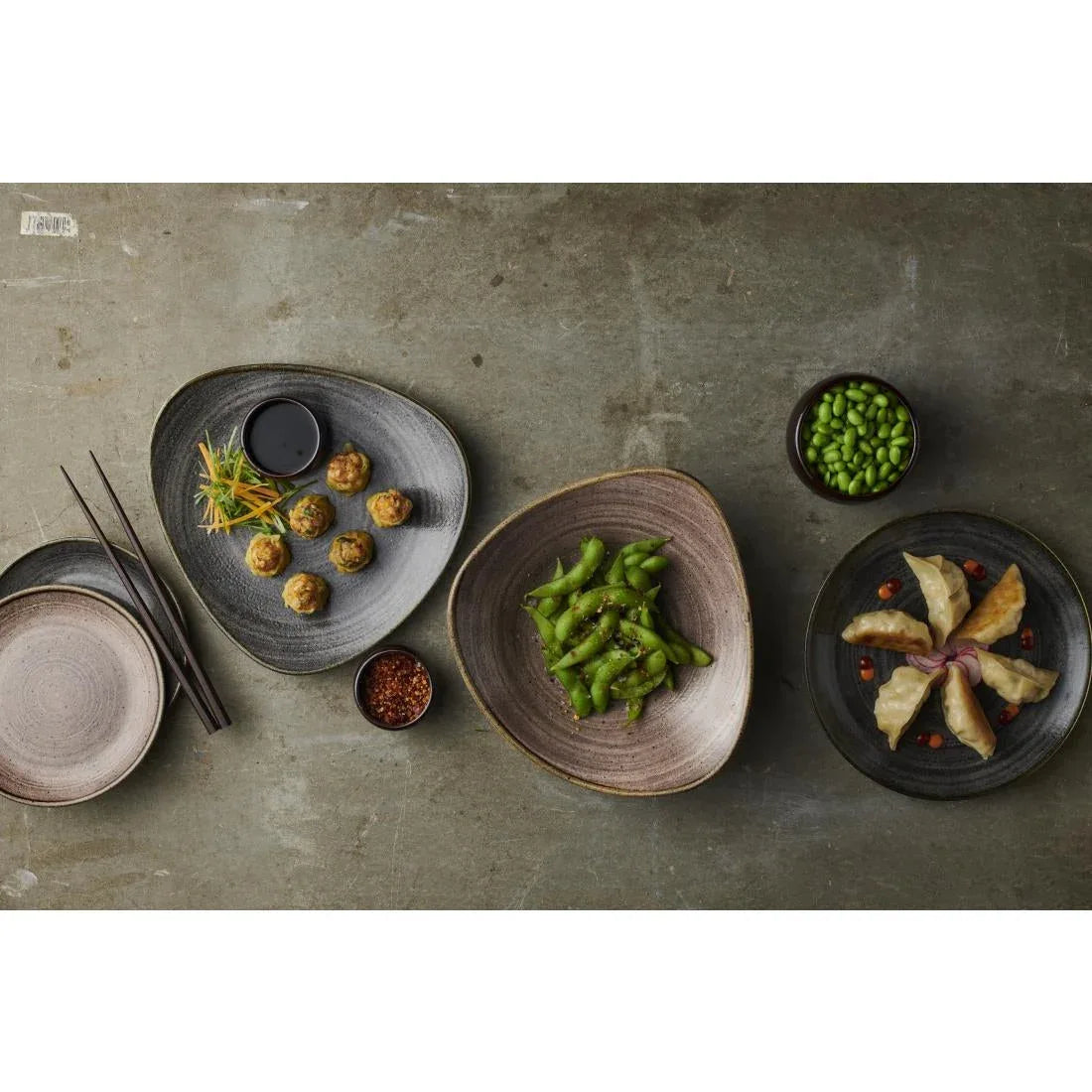 FS849 Churchill Stonecast Raw Evolve Coupe Plate Brown 165mm (Pack of 12) - JD Catering Equipment Solutions Ltd
