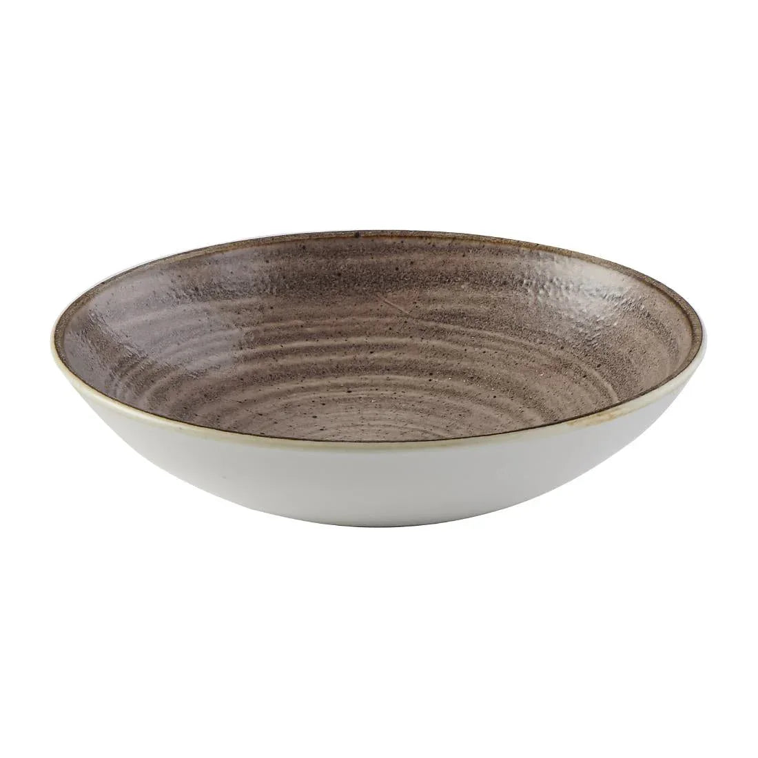 FS850 Churchill Stonecast Raw Evolve Coupe Bowl Brown 248mm (Pack of 12) - JD Catering Equipment Solutions Ltd