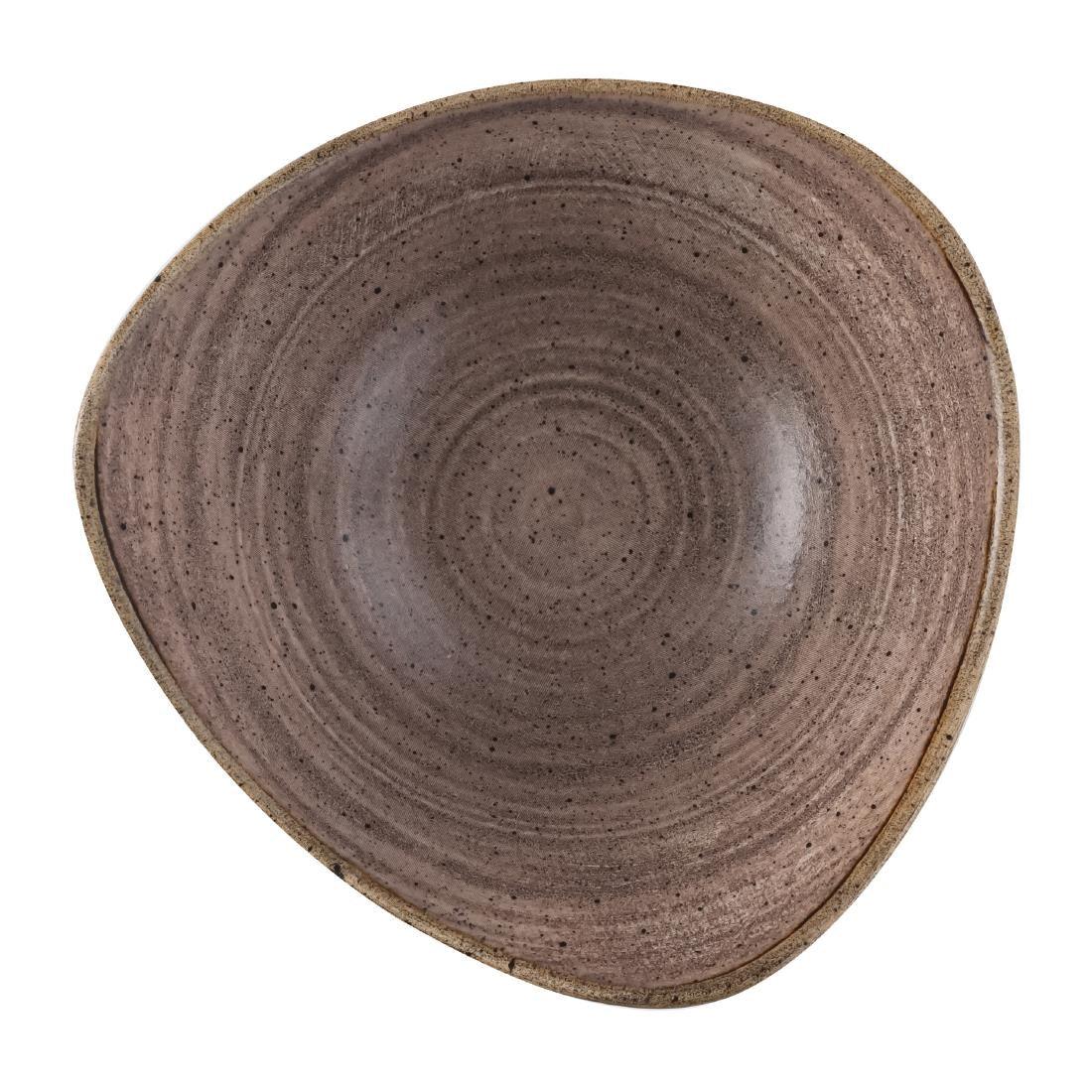 FS855 Churchill Stonecast Raw Lotus Bowl Brown 178mm (Pack of 12) - JD Catering Equipment Solutions Ltd