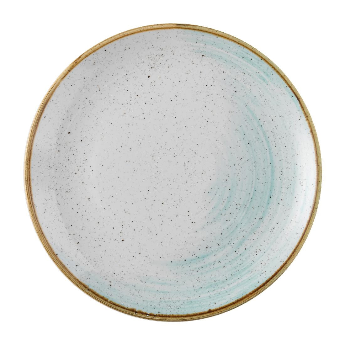 FS857 Churchill Stonecast Accents Evolve Coupe Plate Duck egg 260mm (Pack of 12) JD Catering Equipment Solutions Ltd