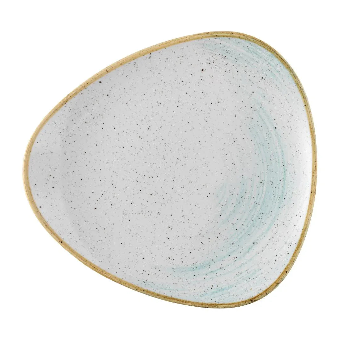 FS862 Churchill Stonecast Accents Lotus Plate Duck egg 254mm (Pack of 12) - JD Catering Equipment Solutions Ltd