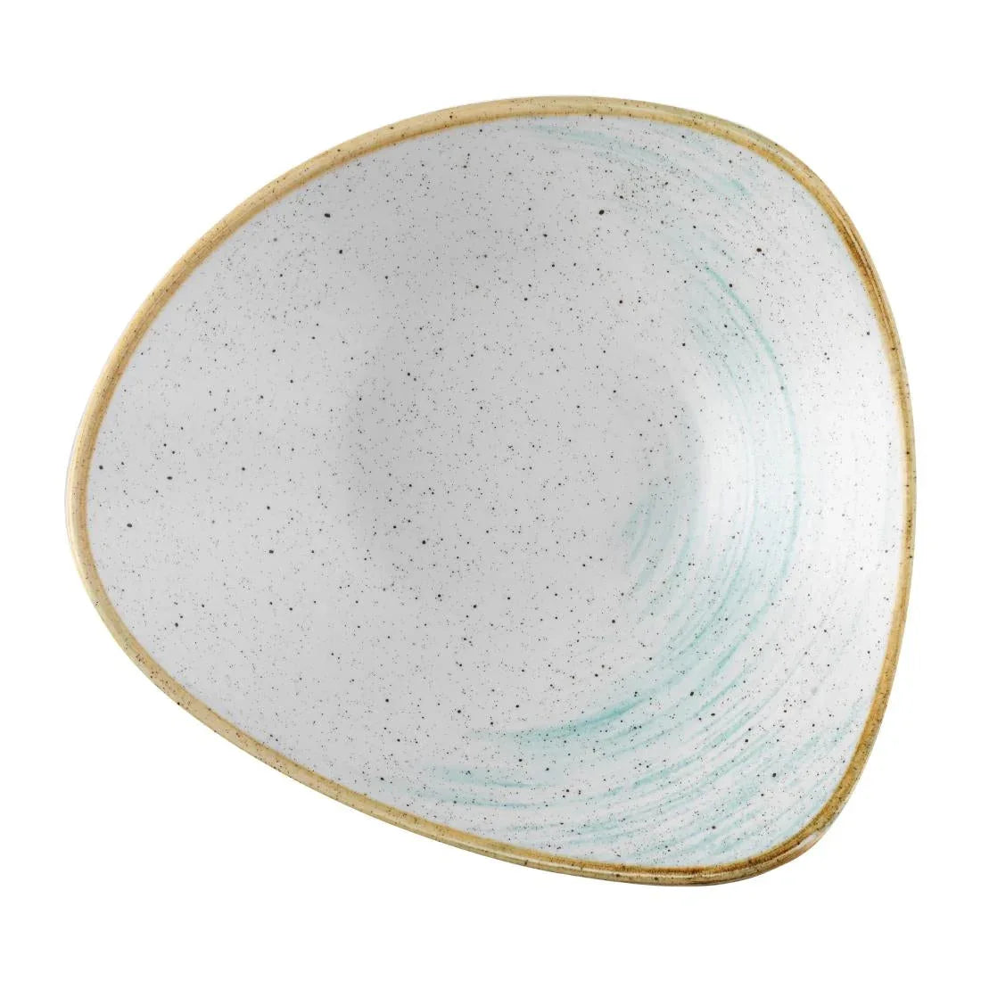 FS864 Churchill Stonecast Accents Lotus Bowl Duck egg 229mm (Pack of 12) - JD Catering Equipment Solutions Ltd