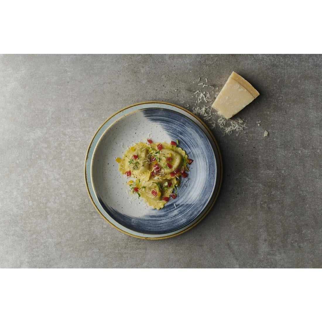 FS872 Churchill Stonecast Accents Evolve Coupe Bowl Blueberry 248mm (Pack of 12) JD Catering Equipment Solutions Ltd