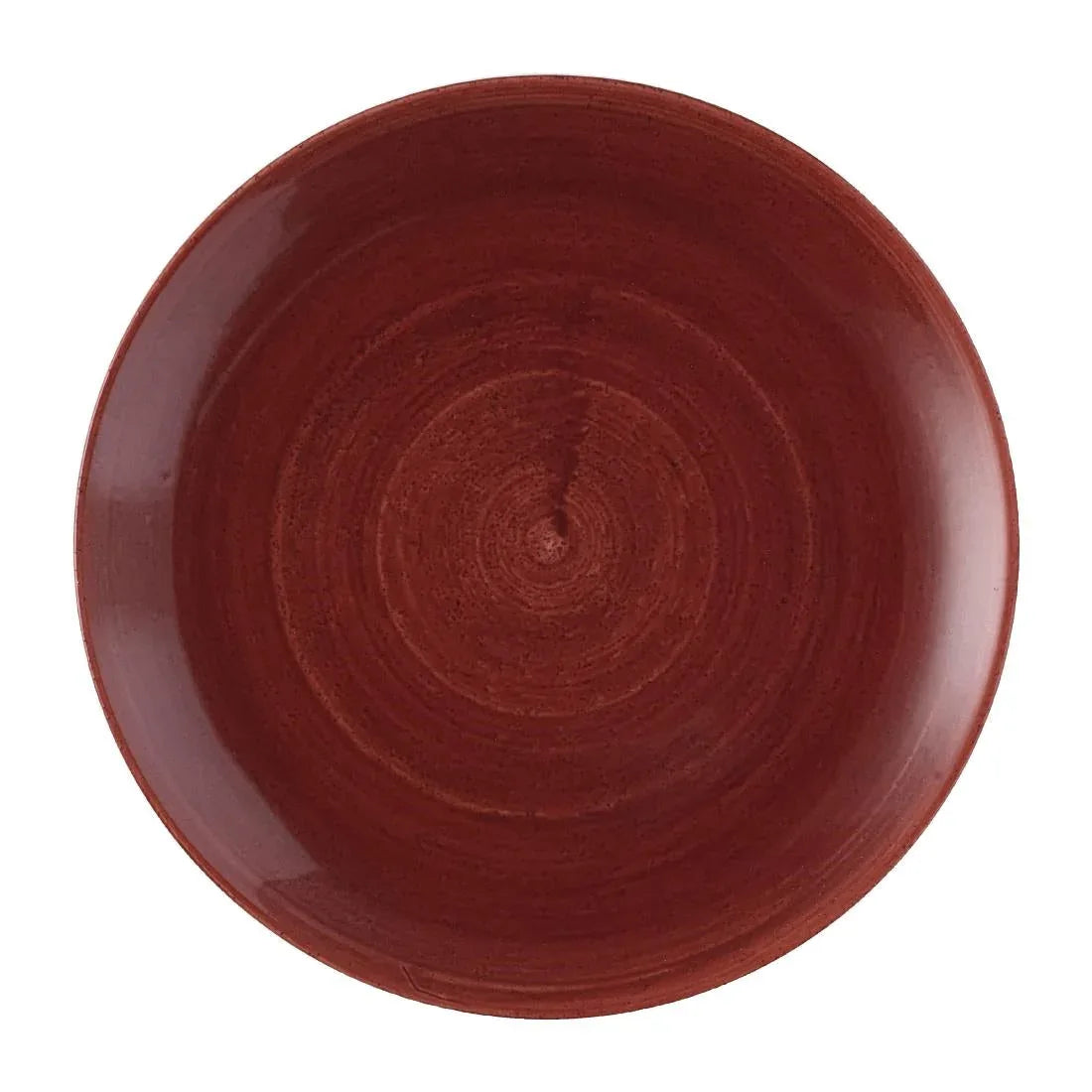 FS880 Churchill Stonecast Patina Evolve Coupe Plate Red Rust 286mm (Pack of 12) - JD Catering Equipment Solutions Ltd