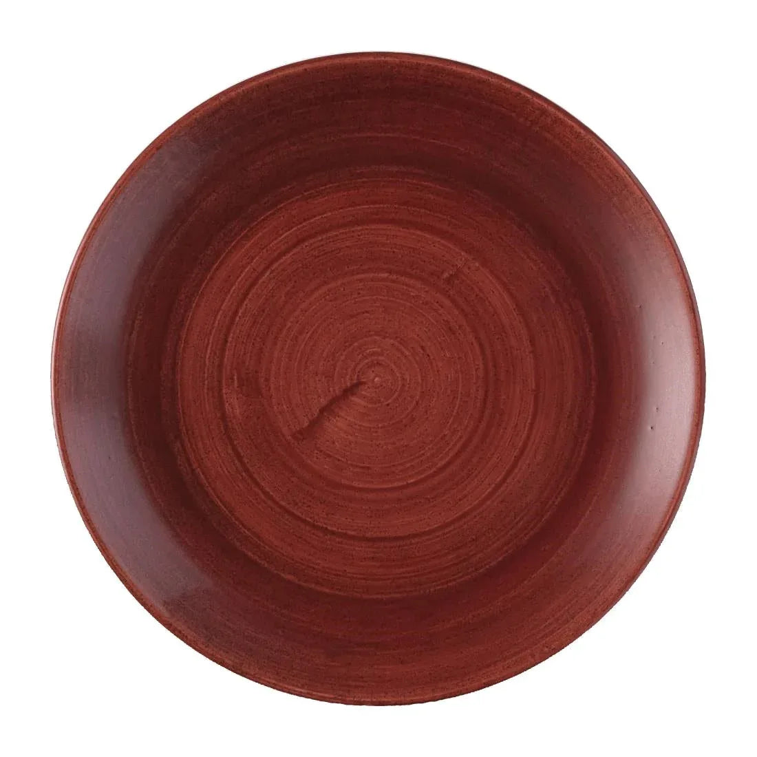 FS882 Churchill Stonecast Patina Evolve Coupe Plate Red Rust 219mm (Pack of 12) - JD Catering Equipment Solutions Ltd