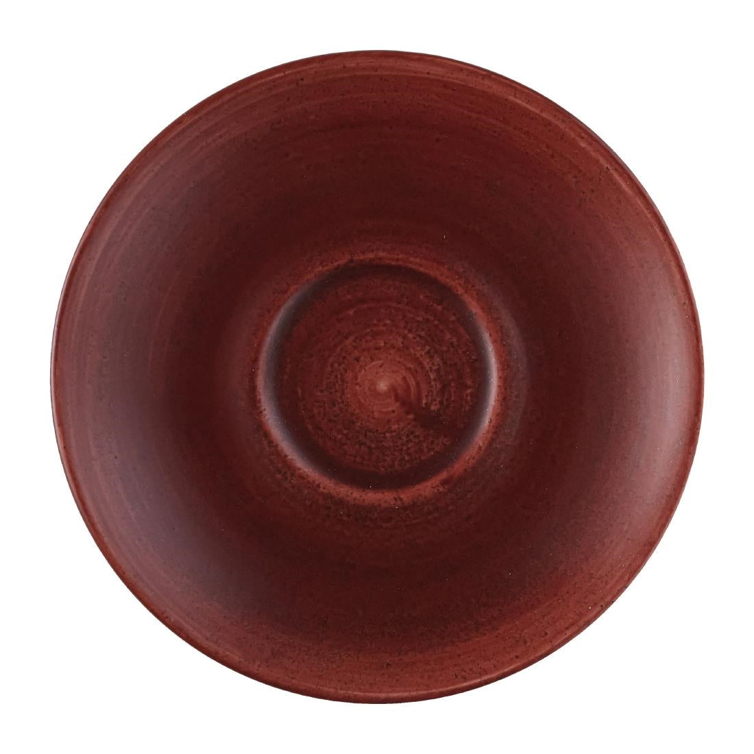 FS892 Churchill Stonecast Patina Cappuccino Saucer Red Rust 159mm (Pack of 12) JD Catering Equipment Solutions Ltd