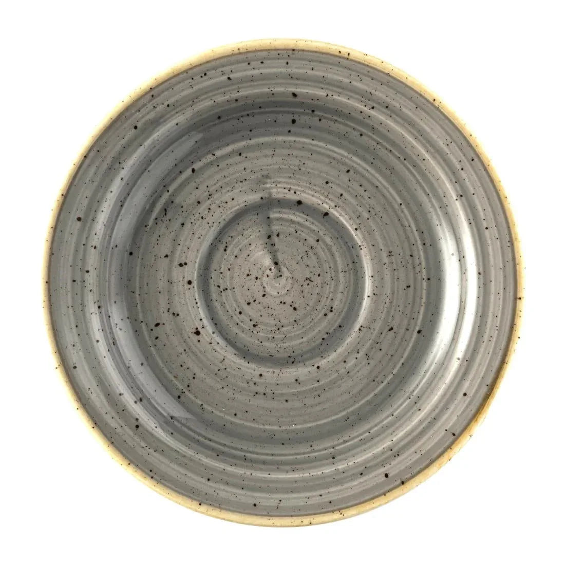 FS908 Churchill Stonecast Profile Saucer Grey 150mm (Pack of 12) - JD Catering Equipment Solutions Ltd